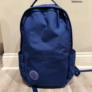 Navy Blue Durable Backpack with Adjustable Straps